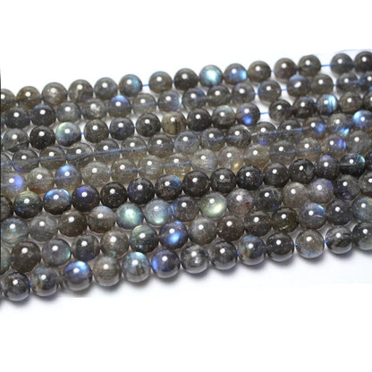 Genuine Labradorite Beads 4mm 6mm 8mm 10mm 15''