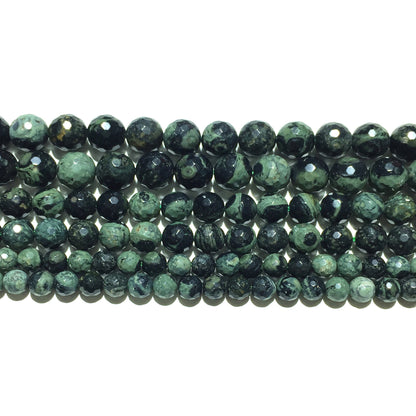 Kambaba Jasper Faceted Beads 6mm 8mm 10mm 15''