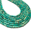 4x13mm Impression Jasper Tube Beads 15''