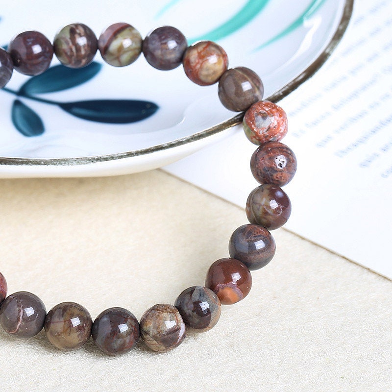 Rainforest Agate Bracelet 8''