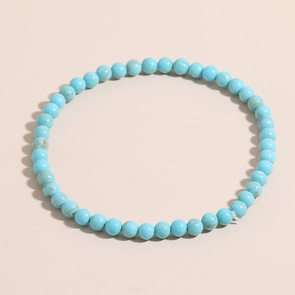 4mm Beads Bracelet 8''