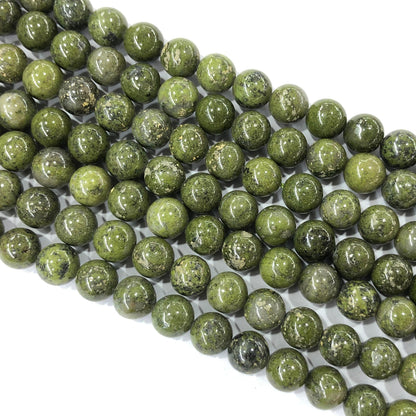 Green Epidote Beads 6mm 8mm 10mm 15''