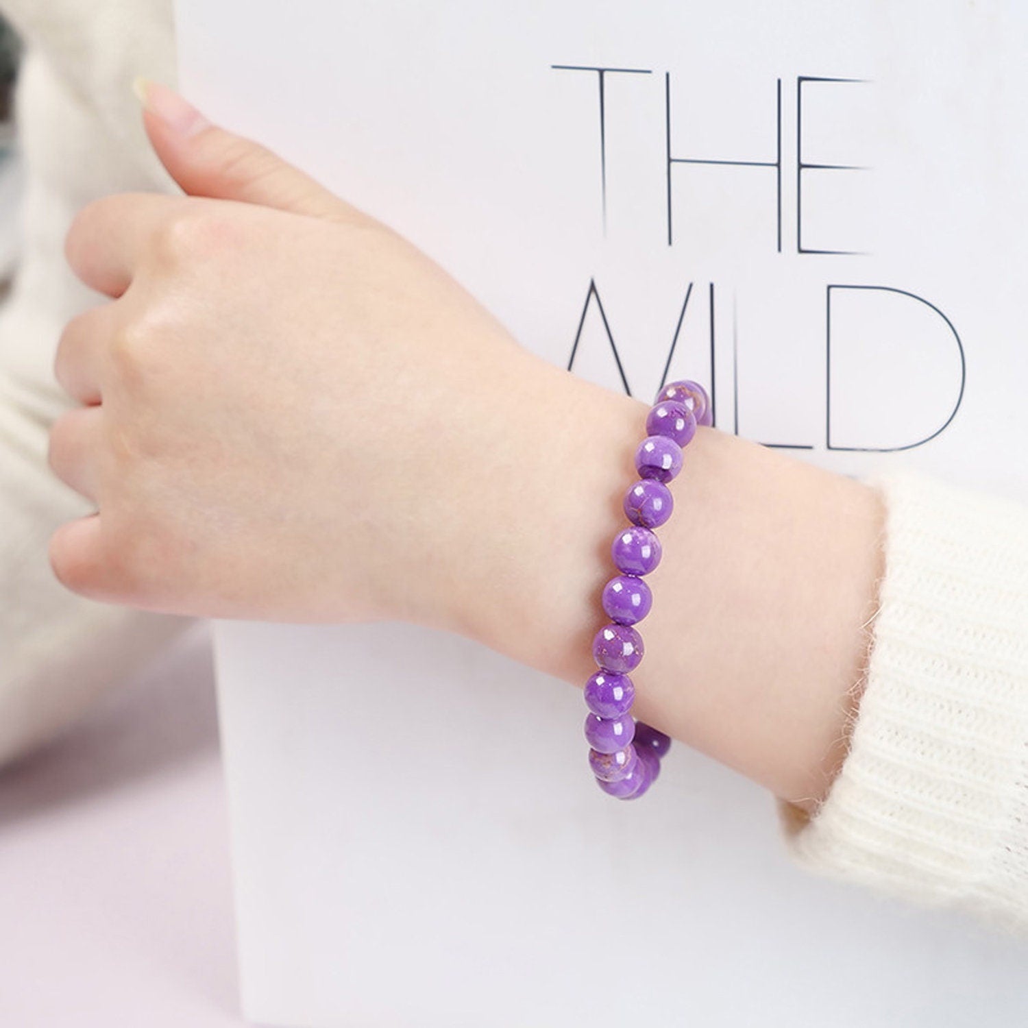 Bracelet Phosphosidérite 8''