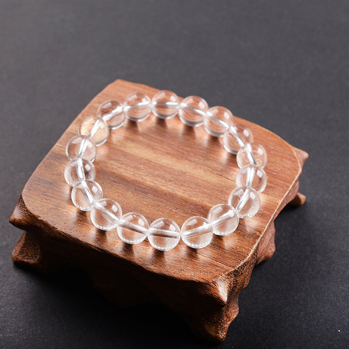 Bracelet en cristal de quartz 8''