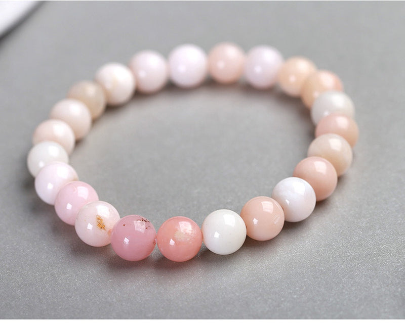 Bracelet Opale Rose A 8''