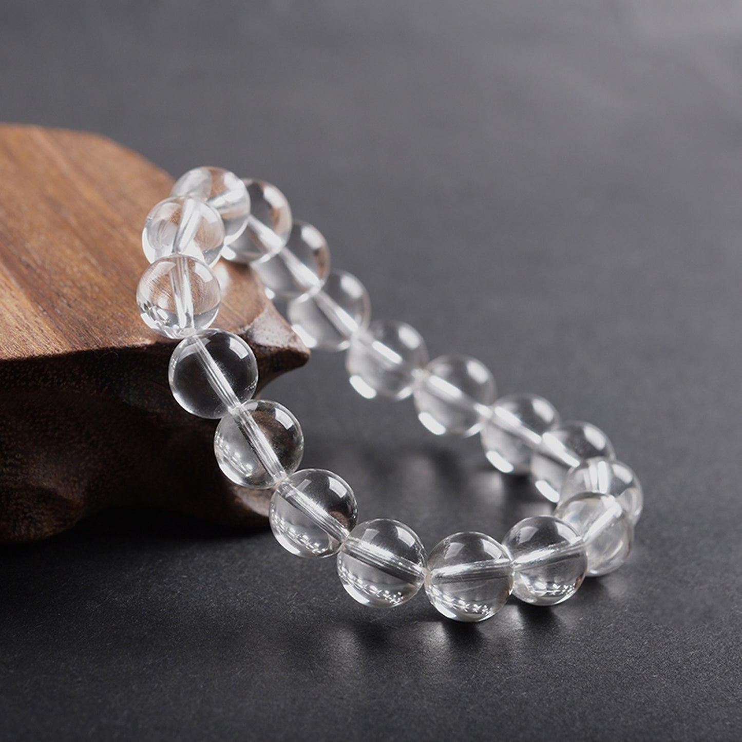 Bracelet en cristal de quartz 8''