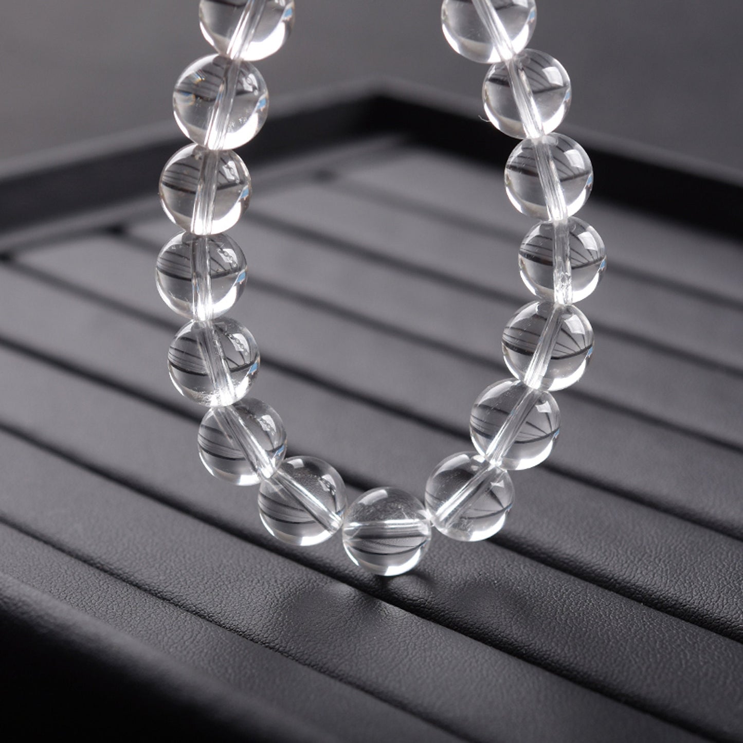 Bracelet en cristal de quartz 8''