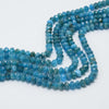 3x5mm Blue Apatite Faceted Beads 15''
