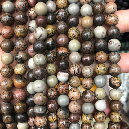 Grass Jasper Beads 6mm 8mm 10mm 15''