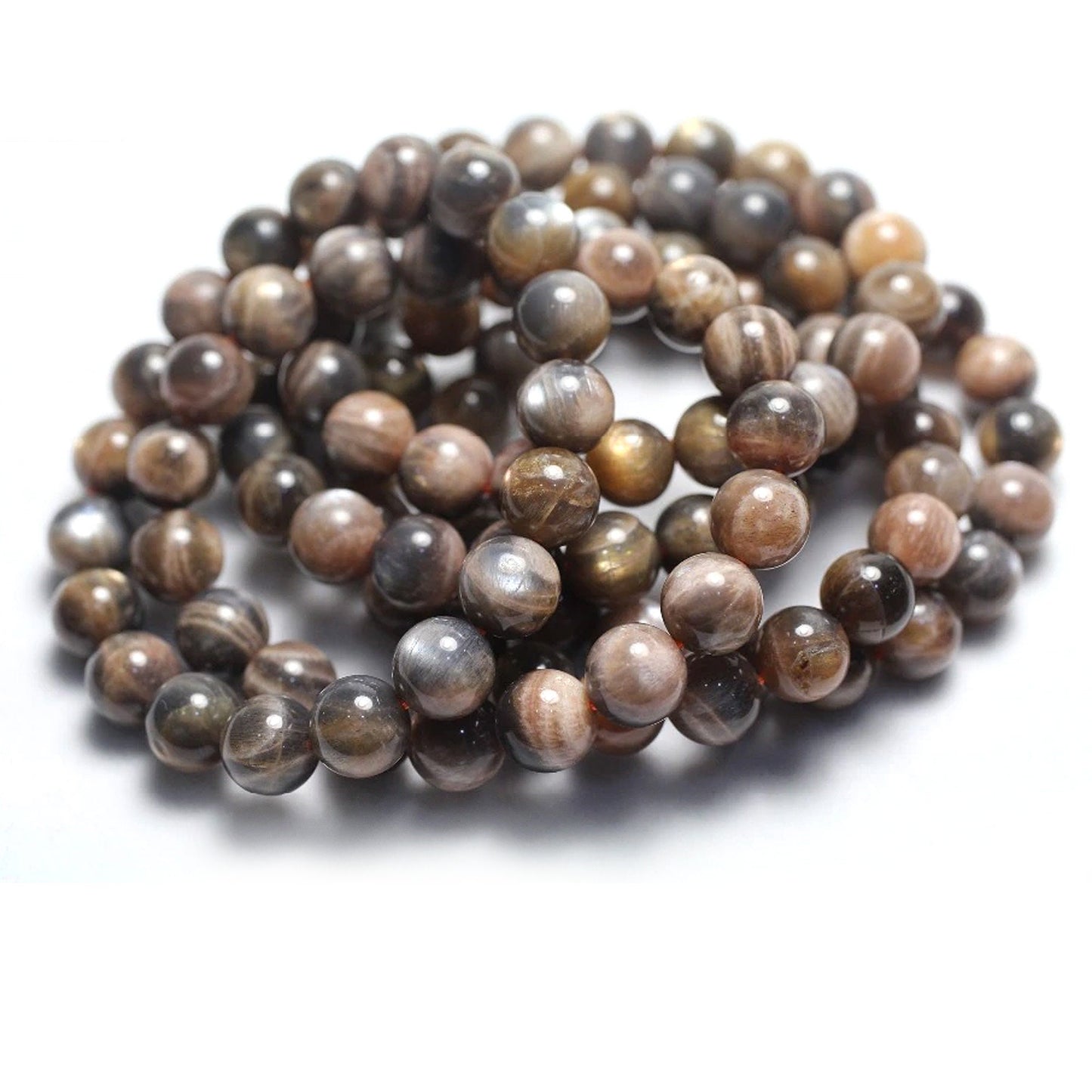 Gray Sunstone Bracelet 8''