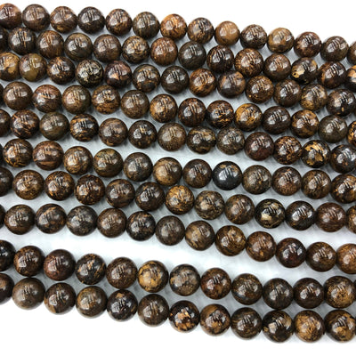 Bronzite Beads 4mm 6mm 8mm 10mm 12mm 15''