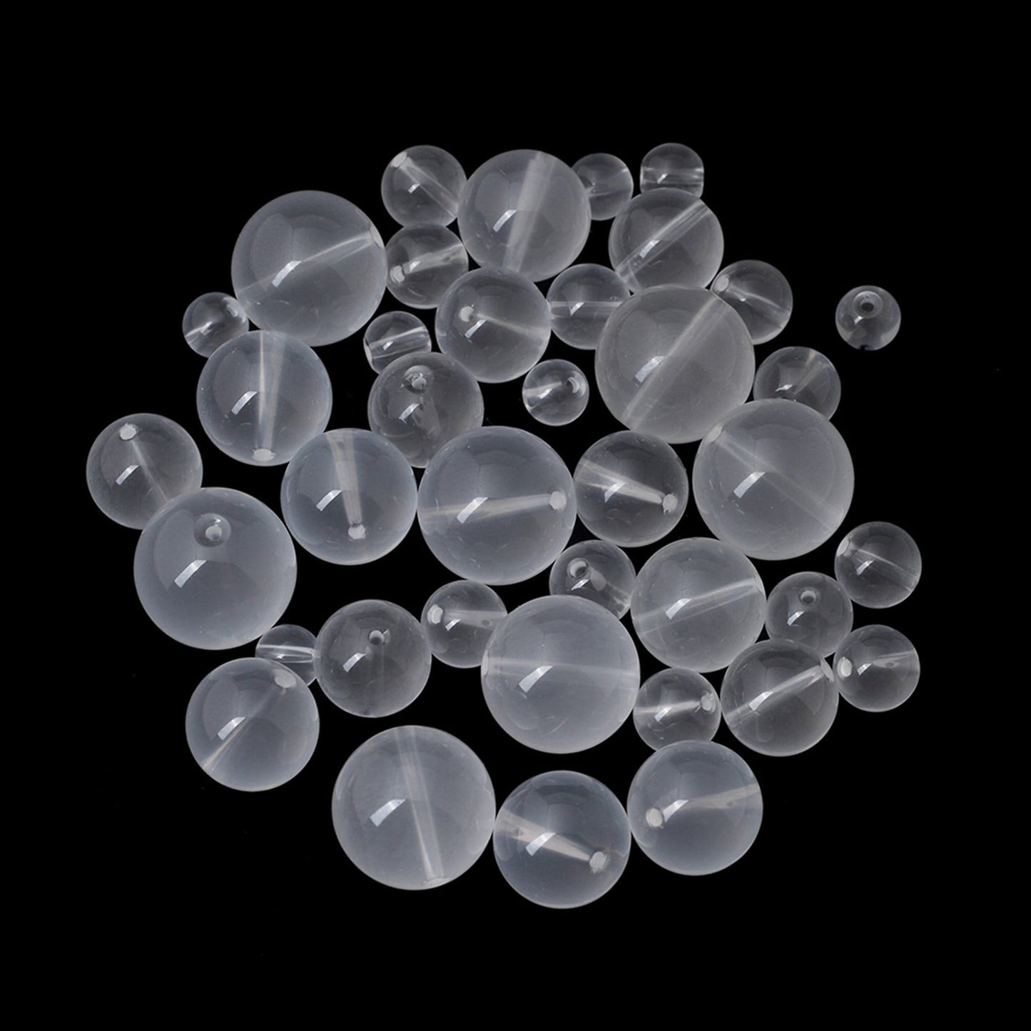 Milky Quartz Stone Beads 6mm 8mm 10mm 12mm 15''