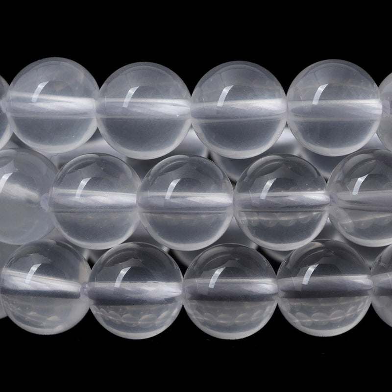Milky Quartz Stone Beads 6mm 8mm 10mm 12mm 15''