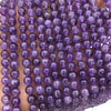 Perles en pierres précieuses naturelles d'améthyste violet clair 6 mm 15''
