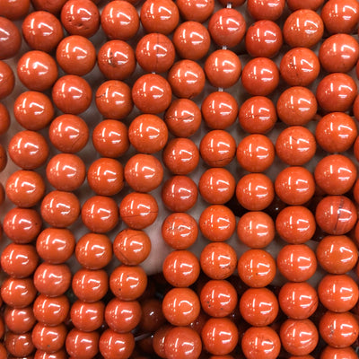 Red Jasper Beads 4mm 6mm 8mm 10mm 15''