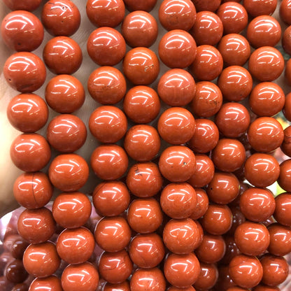 Red Jasper Beads 4mm 6mm 8mm 10mm 15''