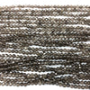 Perles à facettes en quartz fumé 2 mm 3 mm 4 mm 15''