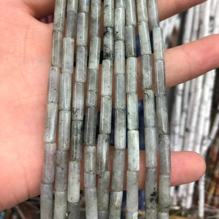 Perles en tube de labradorite 4x13mm 15''