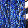 Lapis Lazuli Rondelle Faceted Beads 2x3mm 3x4mm 15''