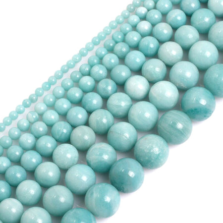 A+ Green Amazonite Beads 4mm 6mm 8mm 10mm 12mm 15''