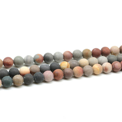 Ocean Jasper Matte Beads 4mm 6mm 8mm 10mm 12mm 15''