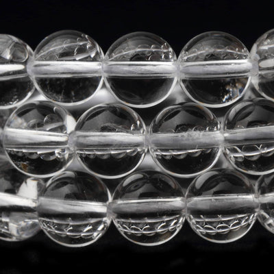Clear Crystal Quartz Stone Beads 4mm 6mm 8mm 10mm 12mm 14mm 15''