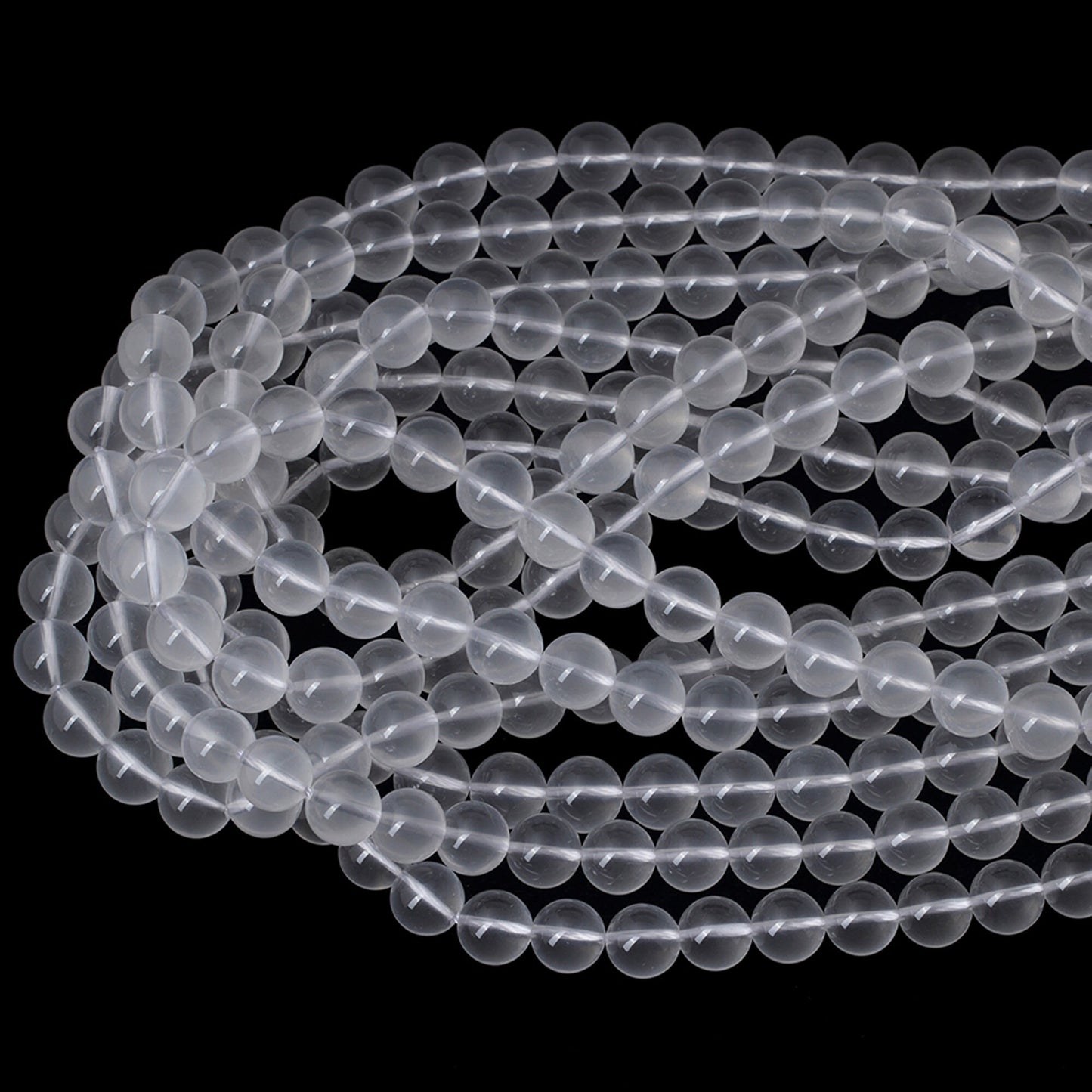 Milky Quartz Stone Beads 6mm 8mm 10mm 12mm 15''