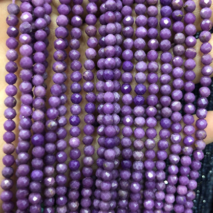 Phosphosiderite Faceted Beads 4mm 15''
