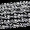 Rock Crystal Quartz Cube Faceted Beads 8mm 15''
