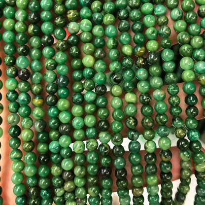 African Jade Beads  4mm 6mm 8mm 10mm 15''