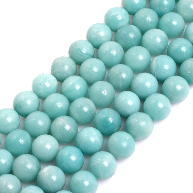 A+ Green Amazonite Beads 4mm 6mm 8mm 10mm 12mm 15''