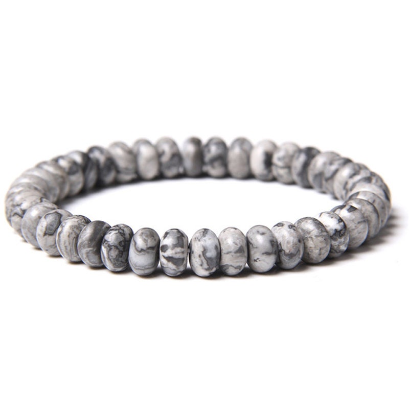 Wholesale Beads Bracelet 5x8mm 8''