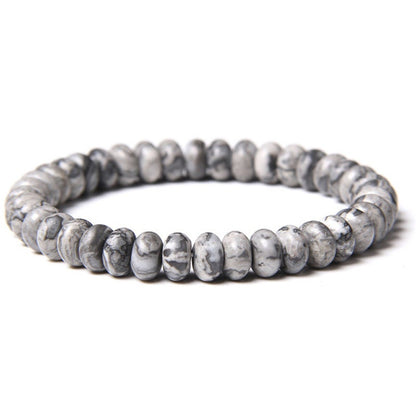 Wholesale Beads Bracelet 5x8mm 8''