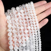 Cracked Crystal Quartz Beads 4mm 6mm 8mm 10mm 12mm 15''