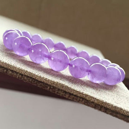 Genuine Purple Jade Bracelet 8''