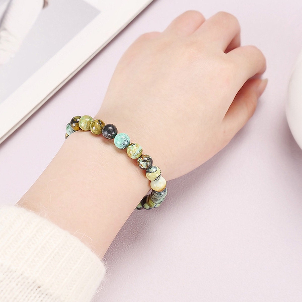 Variscite Bracelet 8''