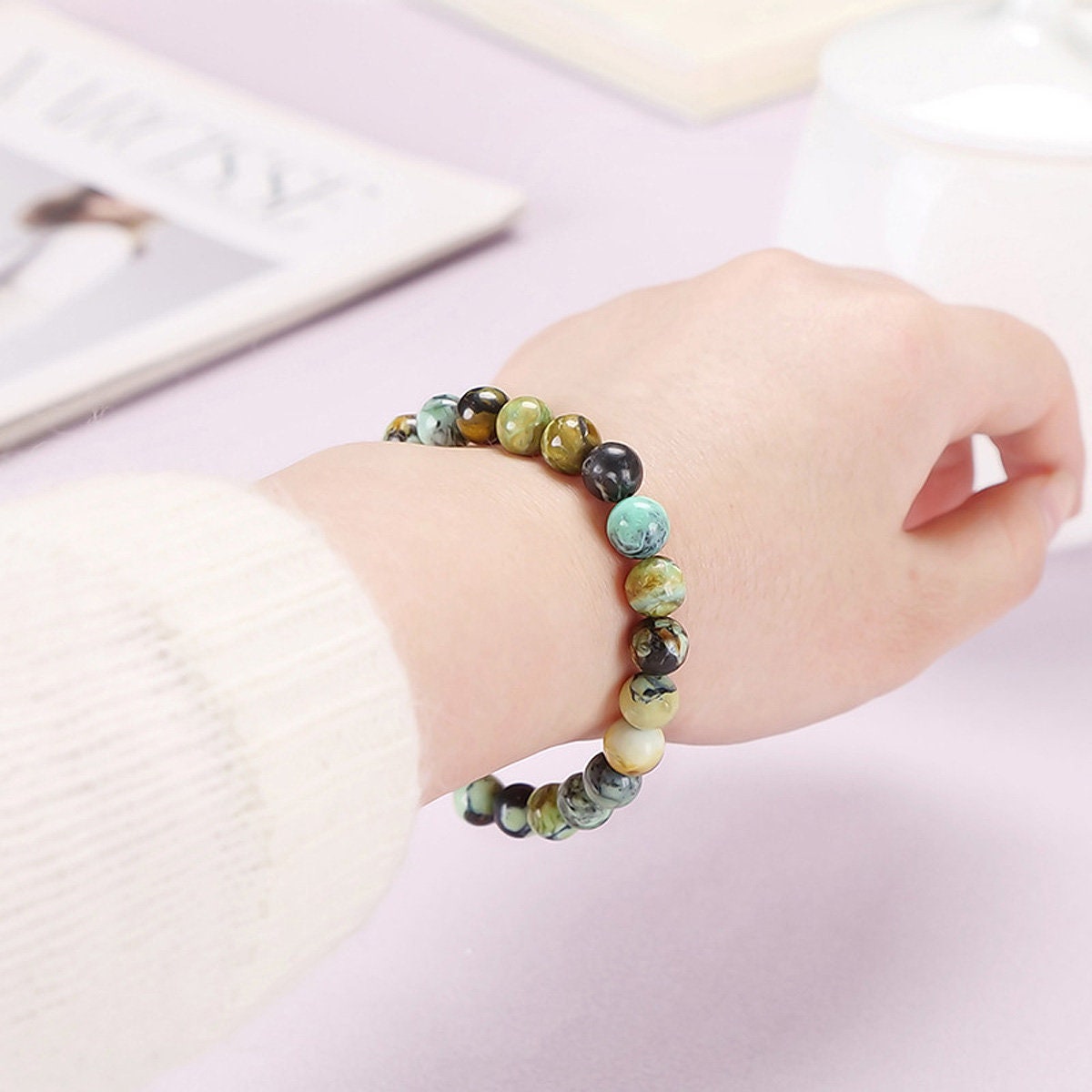 Variscite Bracelet 8''