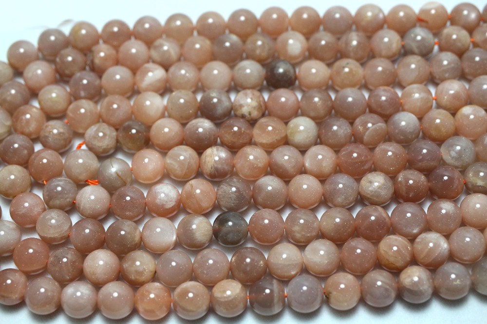 Sunstone Beads Natural Gemstone Beads 4mm 6mm 8mm 10mm 12mm 15''