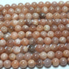 Sunstone Beads Natural Gemstone Beads 4mm 6mm 8mm 10mm 12mm 15''