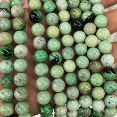 Hydrogrossular Garnet Beads 10mm 15''