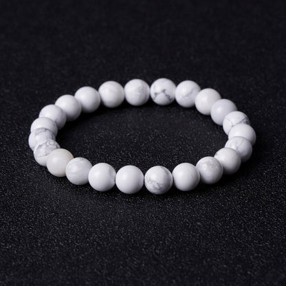Howlite Bracelet 8''