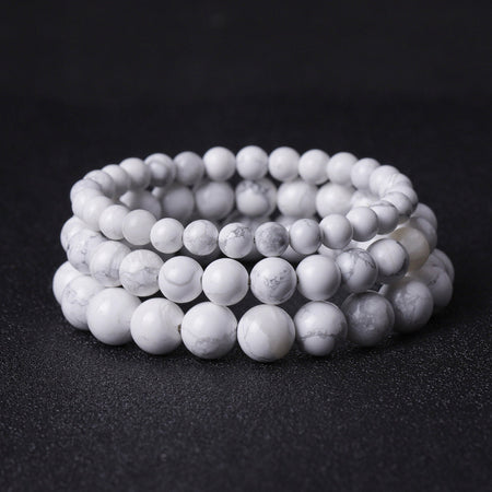 Howlite Bracelet 8''