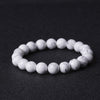 Howlite Bracelet 8''