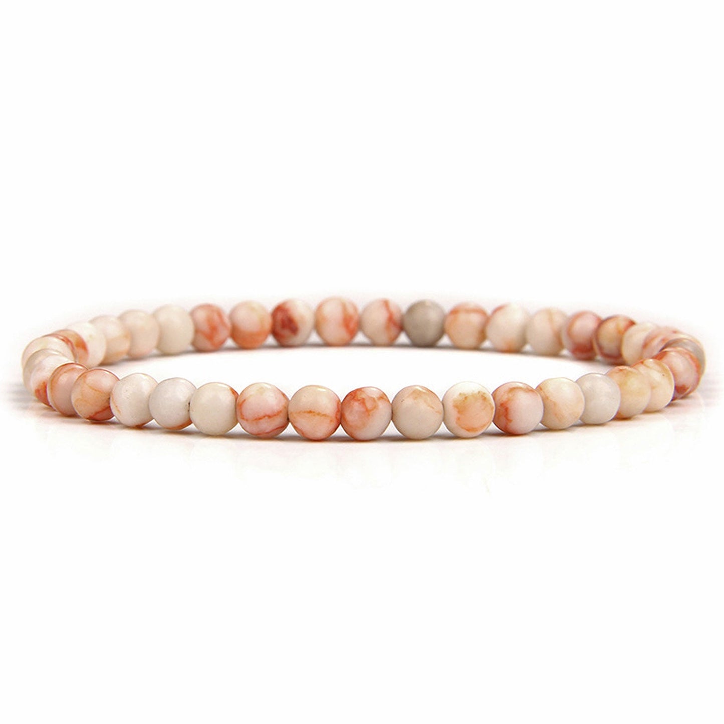 Red Silk Jasper Bracelet 8''