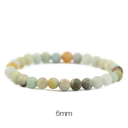 Bracelet Amazonite Mat 8''