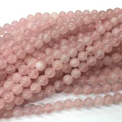 Genuine Rose Quartz Beads Natural Gemstone Beads 6mm 8mm 10mm 15''
