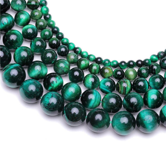 Green Tiger Eye Beads Natural Gemstone Beads 4mm 6mm 8mm 10mm 12mm 14mm 15''