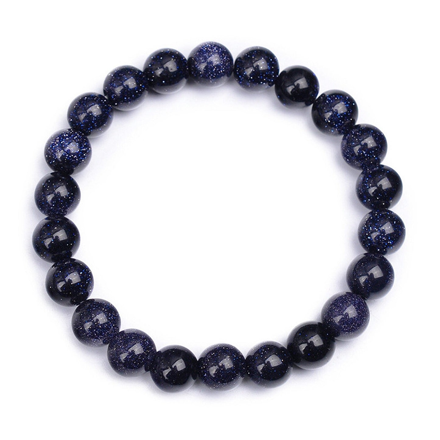 Blue Sandstone Bracelet 8''