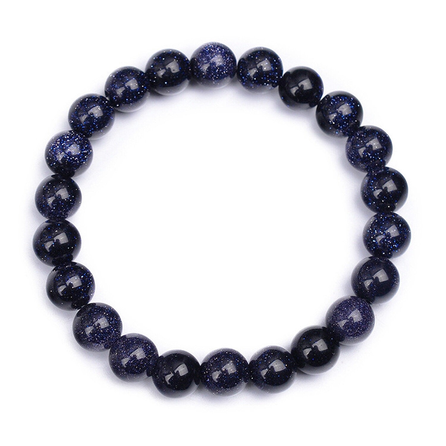 Blue Sandstone Bracelet 8''