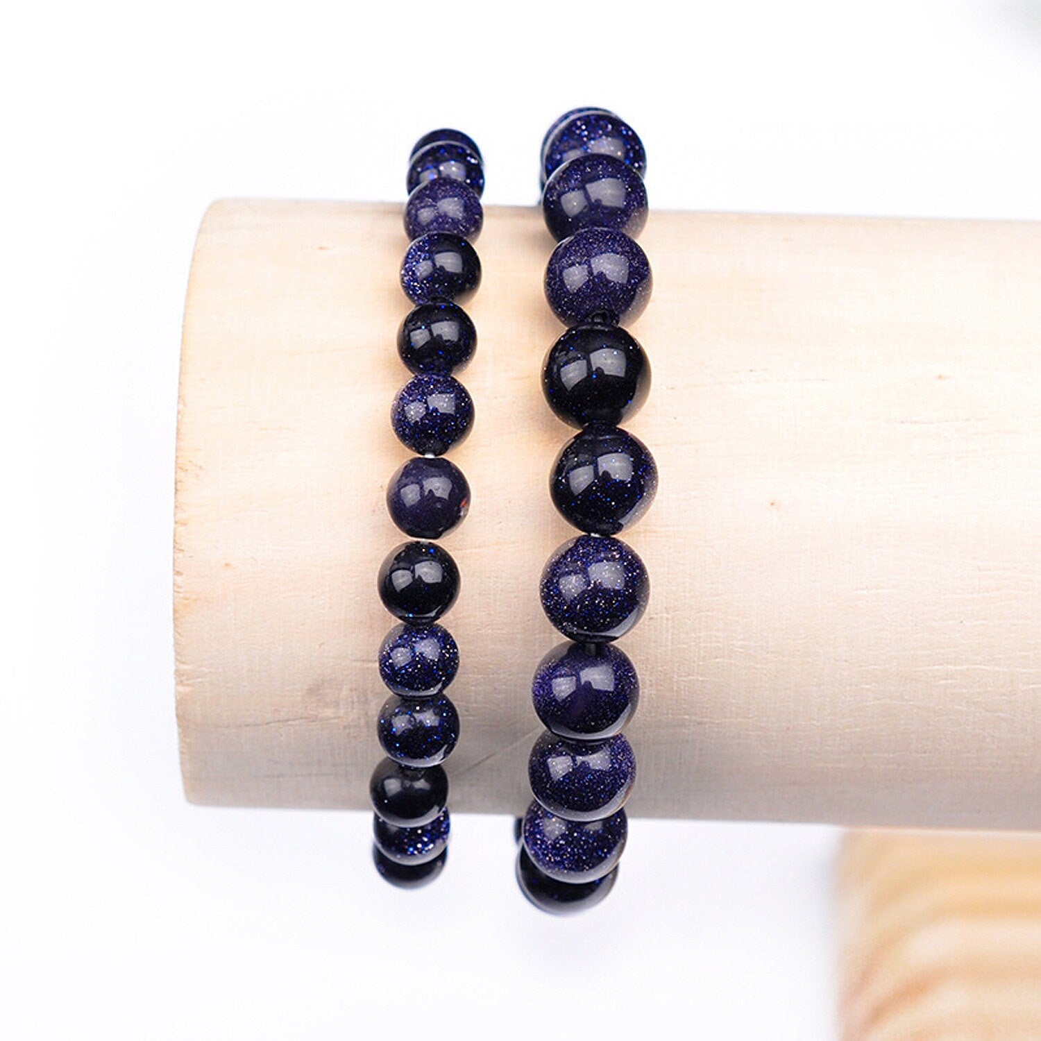Blue Sandstone Bracelet 8''